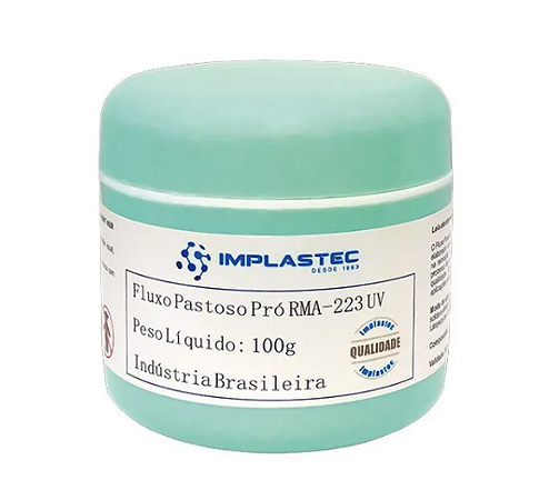FLUXO PASTOSO PRO RMA-223 UV - 100g IMPLASTEC