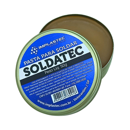 SOLDATEC PASTA PARA SOLDA 50g IMPLASTEC