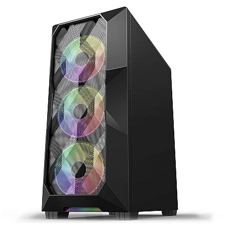 GABINETE GAMER HAYOM GB1710 - INCLUSO 3 COOLER FAN