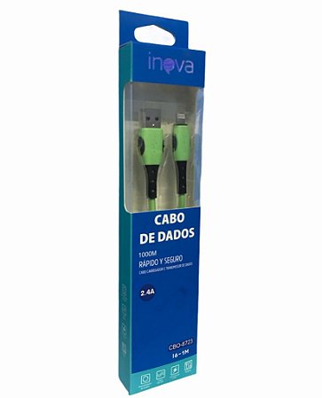 CABO DE DADOS I6-1M 2.4A LIGHTNING INOVA CBO-8723