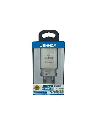 CARREGADOR TURBO POWER 4.0 5V LEHMOX LEY-343