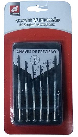CONJUNTO CHAVE DE PRECISAO 6PC MAXMIDIA BAR-58056