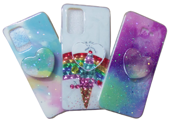 CAPA TRANSPARENTE PERSONALIZADA COM SUPORTE SAMSUNG A10