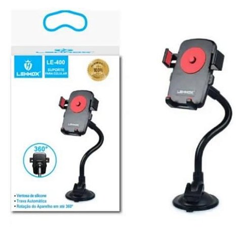 SUPORTE VEICULAR AUTOMOTIVO TRAVA AUTOMATICA LEHMOX LE-400