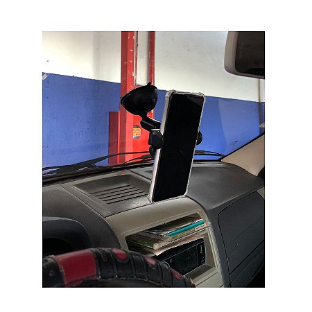 SUPORTE VEICULAR PARA CELULAR TRAVA AUTOMATICA INOVA SPO 5934