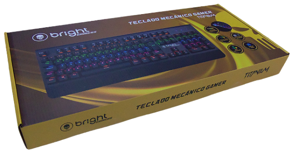 TECLADO MECANICO GAMER TITANIUM BRIGHT GTC562