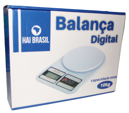 BALANÇA DIGITAL CAPACIDADE MAXIMA 10KG HAI BRASIL HAKL116
