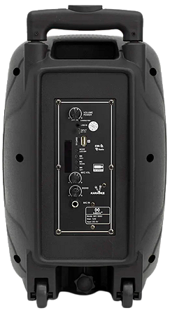 CAIXA DE SOM AMPLIFICADA MINI TROLLEY 8 POLEGADAS 12W MOX MO-S660