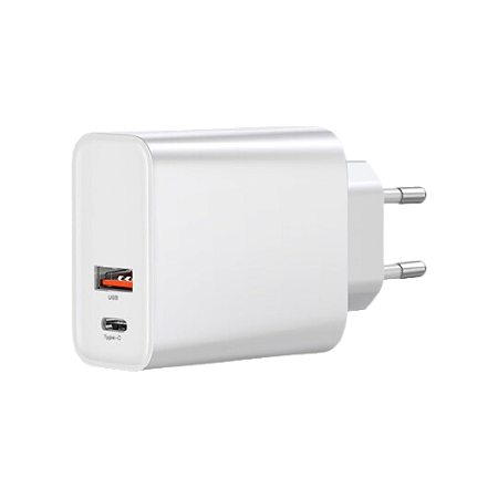 FONTE CARREGADOR TURBO 30W SAIDA USB / TYPE-C - QC4.0 LEHMOX LE-182