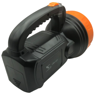 LANTERNA MANUAL RECARREGAVEL SUPER LED 5W 1400mAh CAERUS CRS-3251