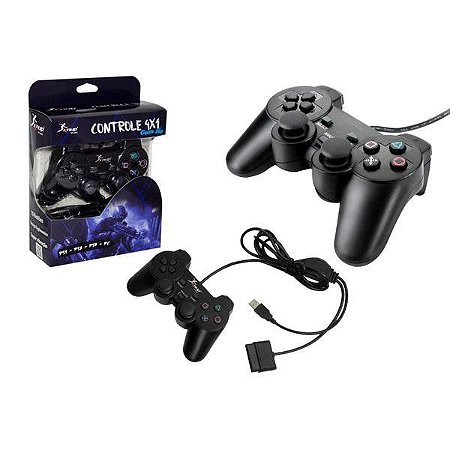 CONTROLE 4IN1 KNUP PS1-PS2-PS3-PC