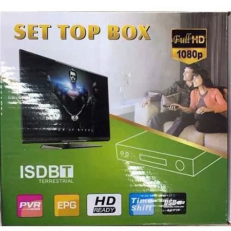 CONVERSOR DIGITAL SET TOP BOX FULL HD ISDBT