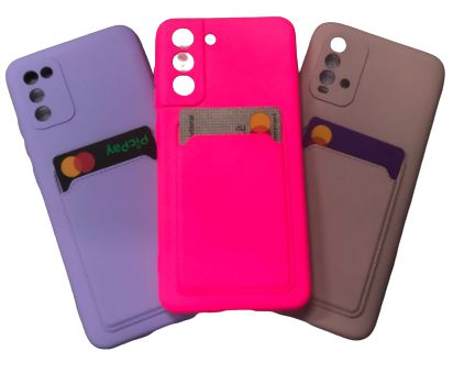 CAPA CARD CASE EMBORRACHADA XIAOMI POCO X3 FEMININA