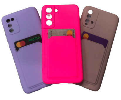 CAPA CARD CASE EMBORRACHADA XIAOMI POCO C3 FEMININA