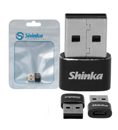 ADAPTADOR TIPO C FEMEA PARA USB MACHO SHINKA