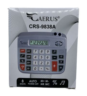 CALCULADORA 8 DIGITOS CAERUS CRS-9838A