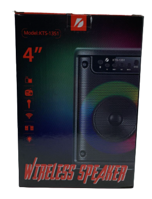 CAIXA DE SOM WIRELESS 4 10W KTS-1351