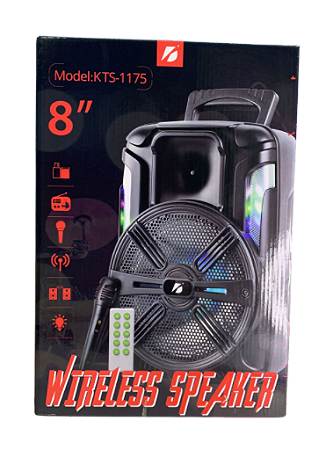 CAIXA DE SOM PORTATIL - MOD. KTS-1175