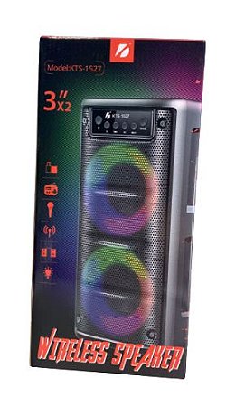 CAIXA DE SOM PORTATIL - MOD. KTS-1527