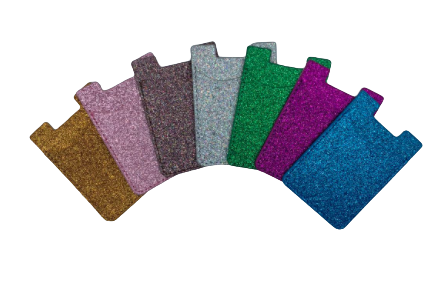 PORTA CARTAO ADESIVO PARA CELULAR GLITER