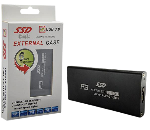 CASE ADAPTADOR SSD M2 SATA PARA USB 3.0 CS-M2-01