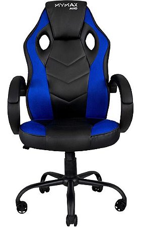 CADEIRA GAMER MX0 GIRATORIA PRETO/AZUL