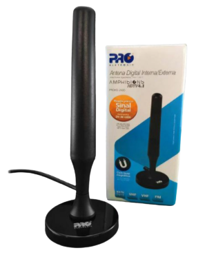 ANTENA DIGITAL HDTV BASE COM IMA CABO 3 METROS PRO ELETRONIC PROHD-2400
