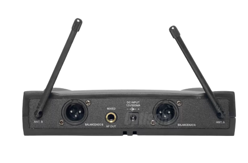 MICROFONE DUPLO DE MAO SEM FIO UHF DIGITAL PLL 96 CANAIS - UHF-320M