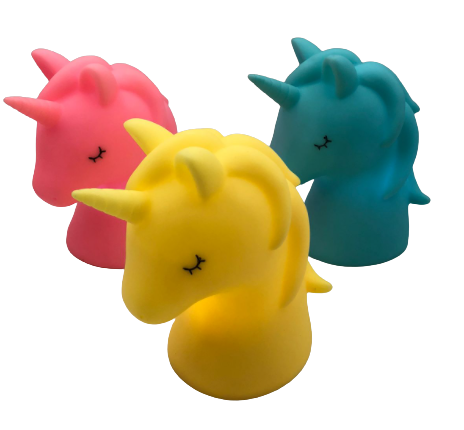 MINI ABAJOUR UNICORNIO CORES 15X12CM MAXMIDIA MAX-31356-84