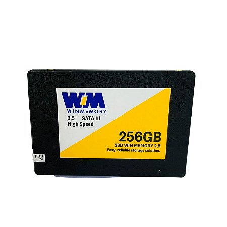 SSD 256GB WIN MEMORY 2.5 POL. SWR256G-301II OEM P.S.E