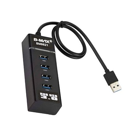 HUB USB 3.0 4 PORTAS B-MAX BM8621