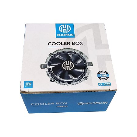 COOLER PARA COMPUTADOR HOOPSON PRETO CL-170B / CL-170B