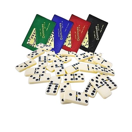 JOGO DE DOMINO C/ 28 PEÇAS - ESTOJO XH-5008
