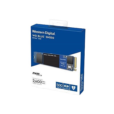 HD SSD M.2 PCIe 500GB WD BLUE SN550 NVMe WDS500G2B0C BOX