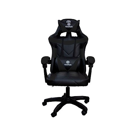 CADEIRA  GAMER  GIRATORIA AJUSTAVEL MARCA HOOPSON CG-507 PRETO/PRETO