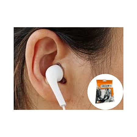 FONE DE OUVIDO COM MICROFONE ASTON AB-01