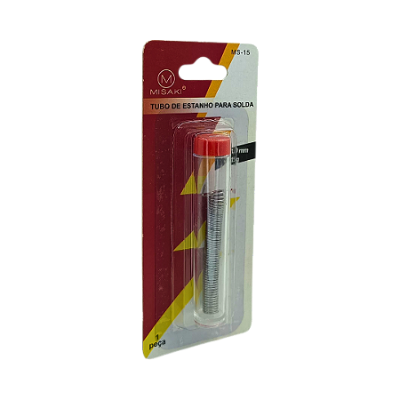 TUBO DE ESTANHO PARA SOLDA MS-15