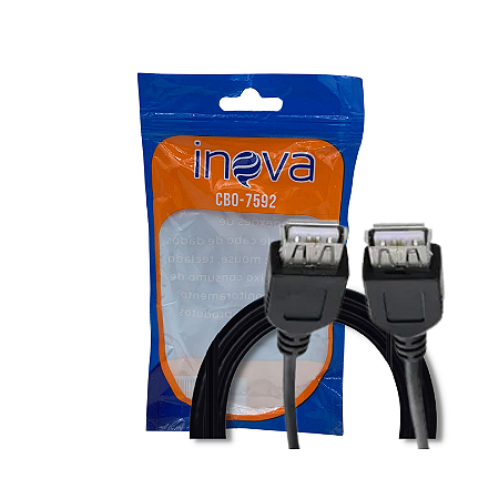 CABO EXTENSOR USB FEMEA x USB FEMEA 1M INOVA CBO7592