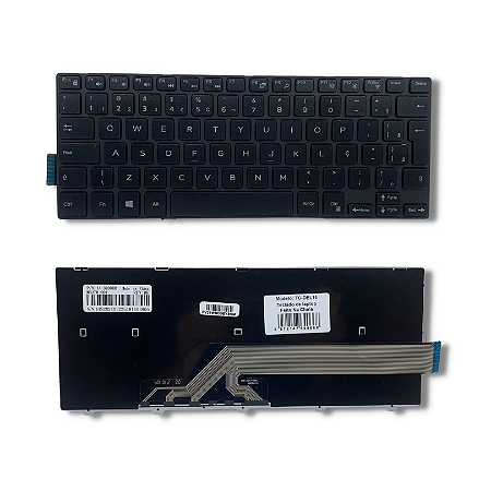 TECLADO PARA REPARO EM NOTEBOOK TC-DEL14