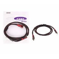CABO HDMI COM MALHA LELONG VERSÃO 1.4 (5 metros) BAG