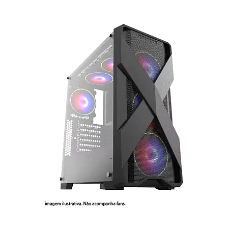 GABINETE. ATX BRAZILPC GAMER BPC-XE03 BLACK