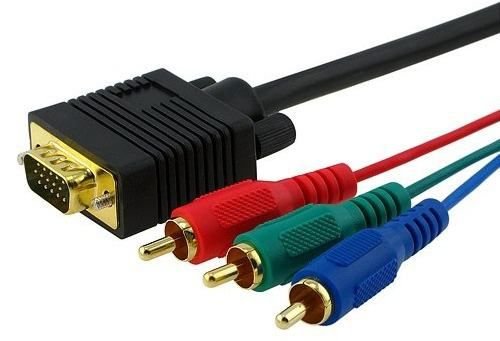 CABO VGA DB15 x VIDEO COMPONENTE X-CELL (1.8M) BAG