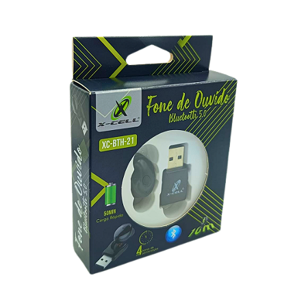 FONE DE OUVIDO BLUETOOTH 5.0 - XC-BTH21