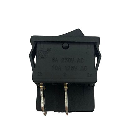 CHAVE GANGORRA KCD5-201 3A/250V 4 TERMINAIS LIGA/DESL PRETO