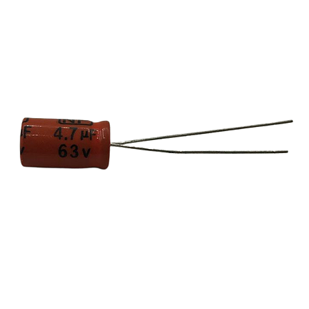 CAPACITOR BIPOLAR 4.7UF/63V