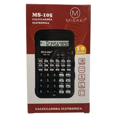 CALCULADORAS ELETRONICAS MS-105 MISAKI