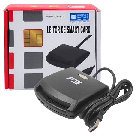 LEITOR DE SMART CARD CNPJ ECPF USB - JC-LT-ATM