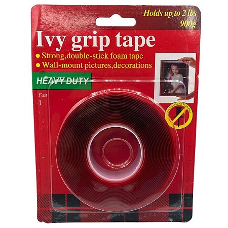 FITA DUPLA FACE IVY GRIP 1M