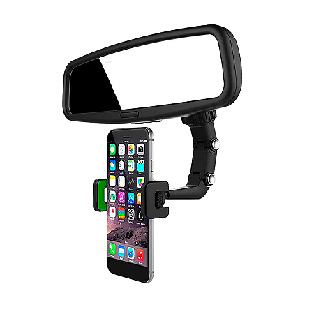 SUPORTE VEICULAR PARA CELULAR 360° GRAUS RETROVISOR X-CELL XC-SP-24