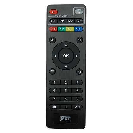 CONTROLE C01373 PARA ANDROID TV BOX T95 MXQ TX2/9 H96 COM FUNÇAO APRENDIZAGEM MXT